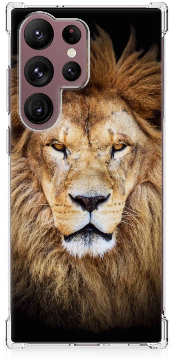Samsung Galaxy S23 Ultra Case Anti-shock Leeuw