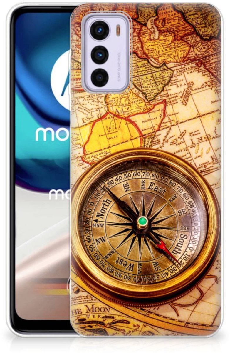 Motorola Moto G42 Siliconen Back Cover Kompas