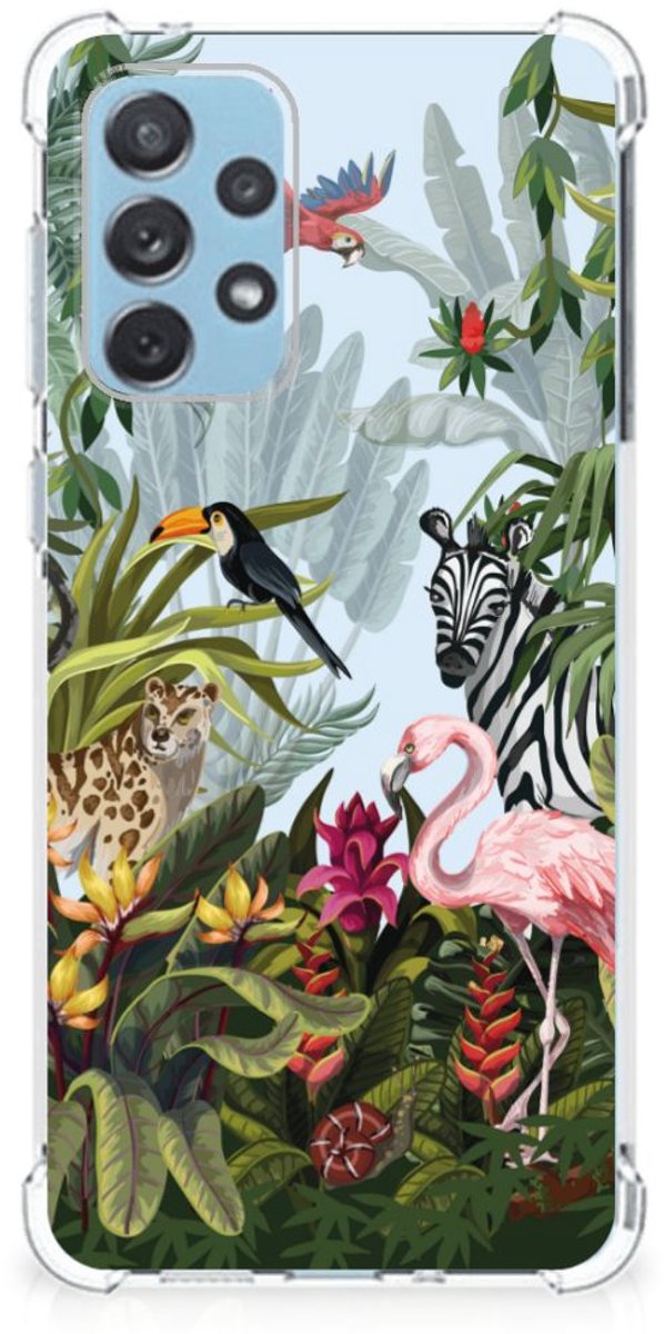 Case Anti-shock voor Samsung Galaxy A73 Jungle
