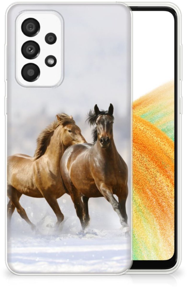 Samsung Galaxy A33 5G TPU Hoesje Paarden