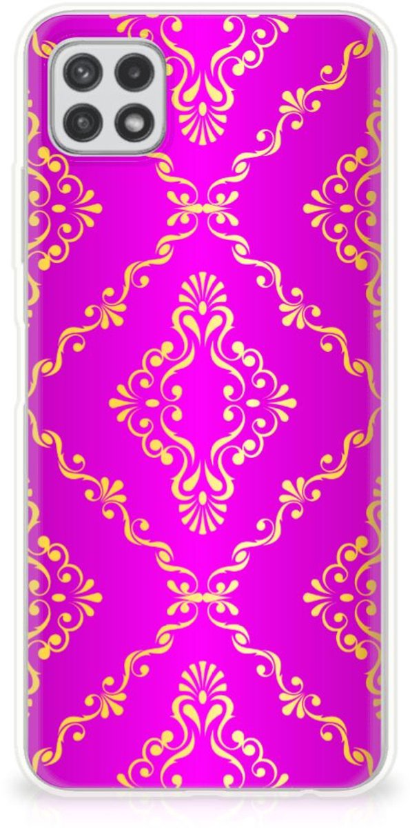 Siliconen Hoesje Samsung Galaxy A22 5G Barok Roze