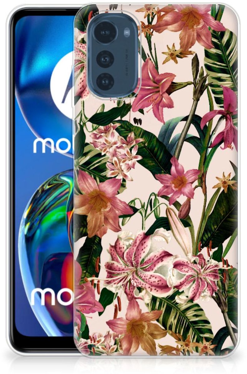 Motorola Moto E32/E32s TPU Case Flowers