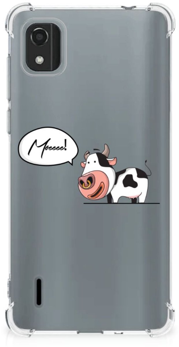 Nokia C2 2nd Edition Stevig Bumper Hoesje Cheeky Cow