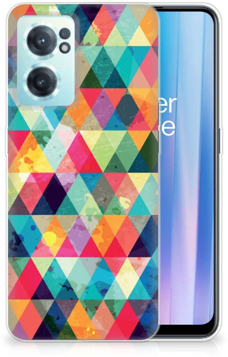 OnePlus Nord CE 2 5G TPU bumper Geruit