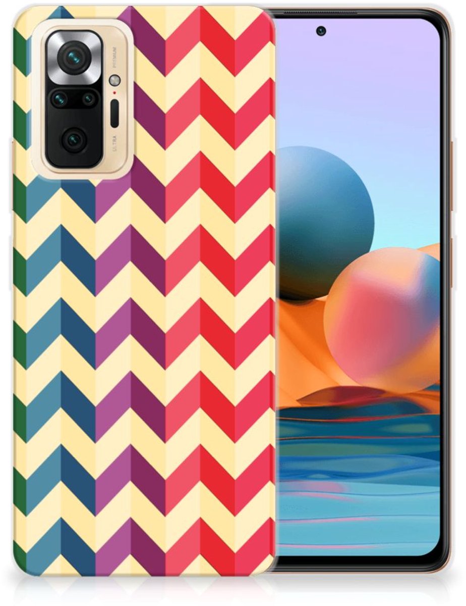 Xiaomi Redmi Note 10 Pro TPU bumper Zigzag Multi Color