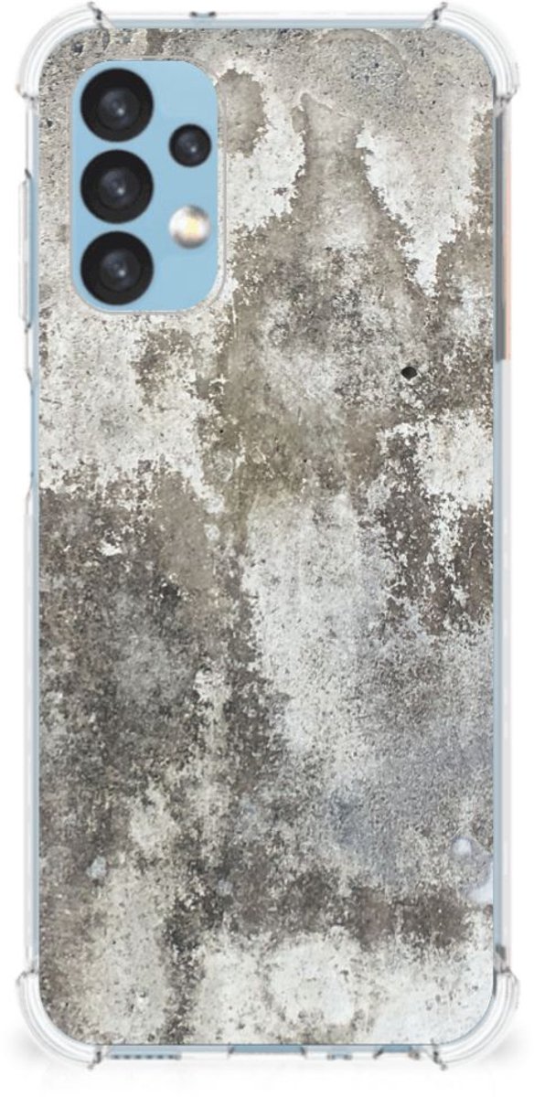 Samsung Galaxy A13 (4G) Anti-Shock Hoesje Beton Print