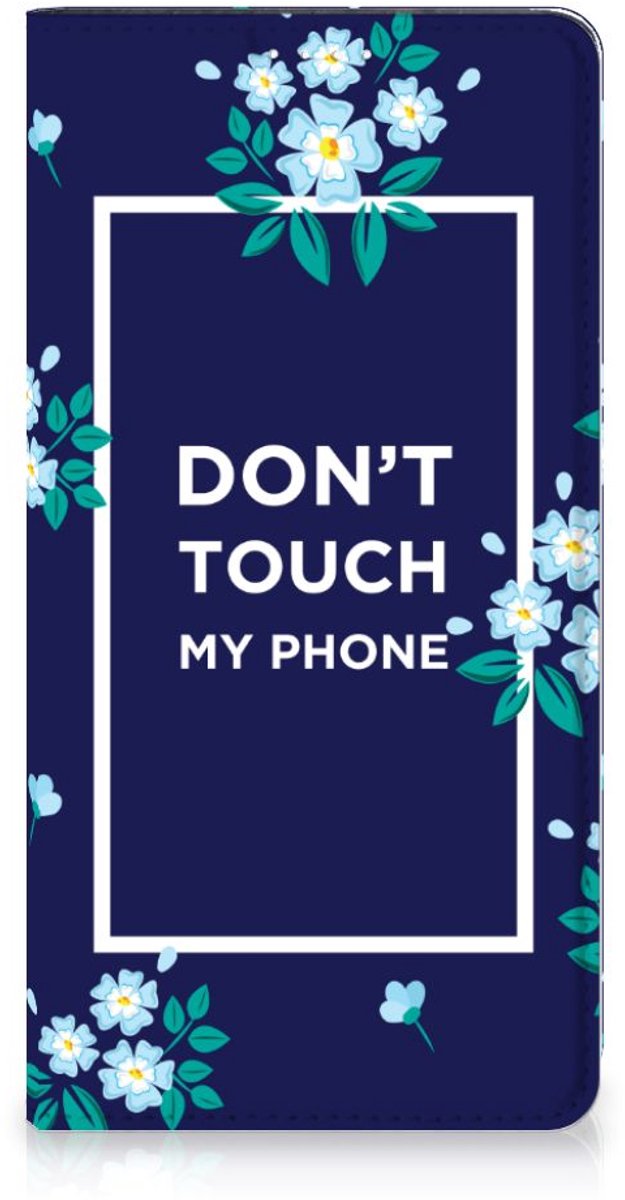 Samsung Galaxy A54 Design Case Flowers Blue DTMP