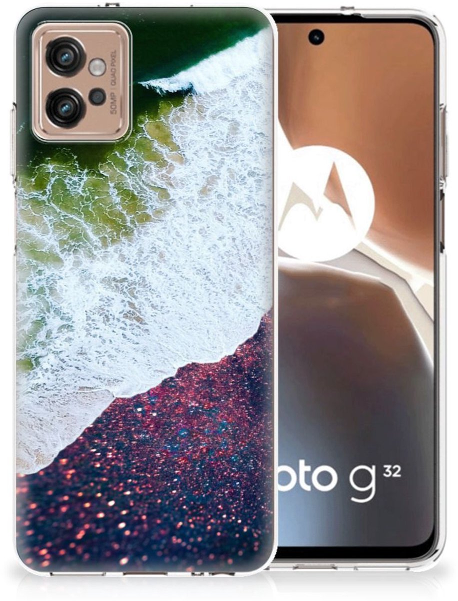 Motorola Moto G32 TPU Hoesje Sea in Space
