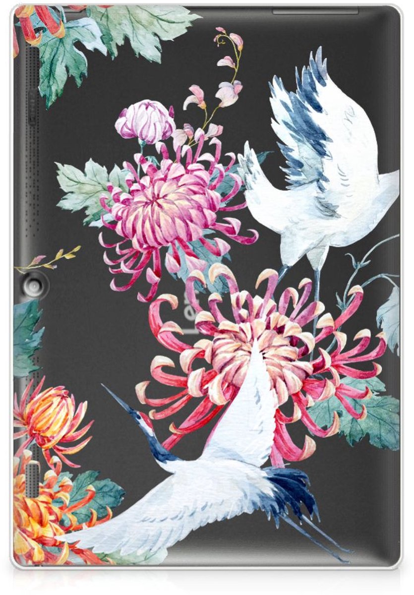 Lenovo Tab 10 | Tab 2 A10-30 Back Case Bird Flowers