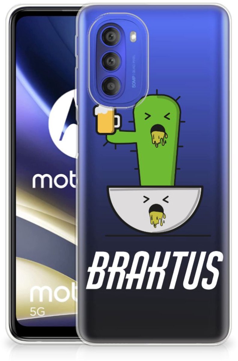 Motorola Moto G51 5G Telefoonhoesje met Naam Braktus