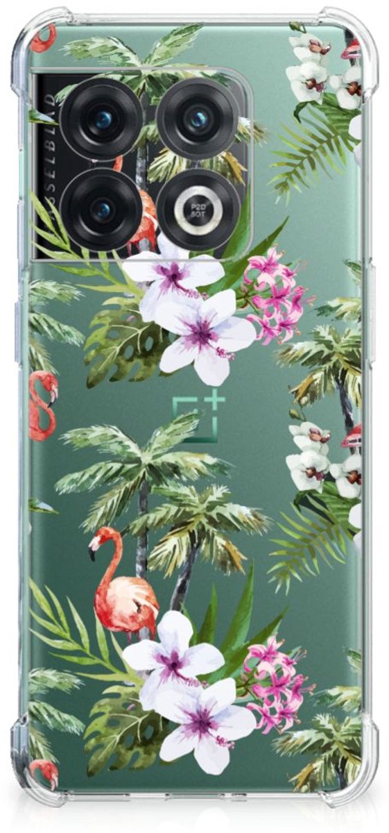 OnePlus 10 Pro Case Anti-shock Flamingo Palms
