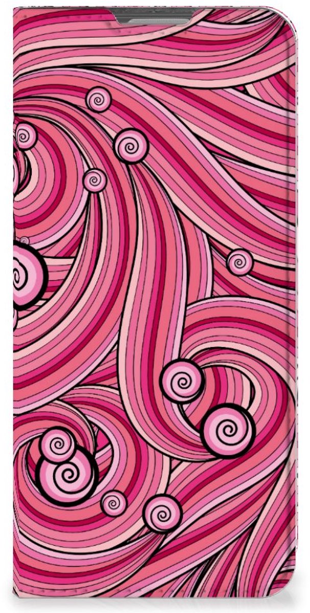 OPPO Reno8 Lite Bookcase Swirl Pink