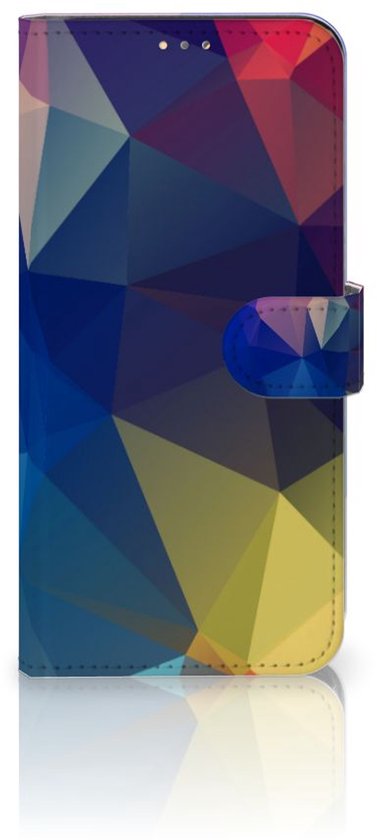 Coque de téléphone OPPO A15 Bookcase Polygon Dark
