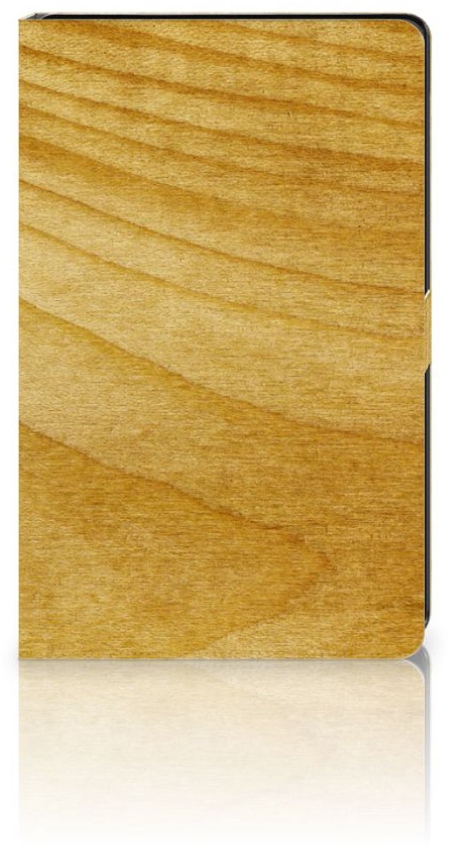 Samsung Galaxy Tab A8 2021/2022 Tablet Book Cover Licht Hout