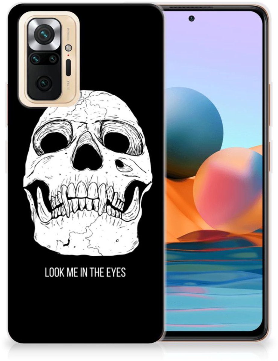 Silicone Back Case Xiaomi Redmi Note 10 Pro Skull Eyes