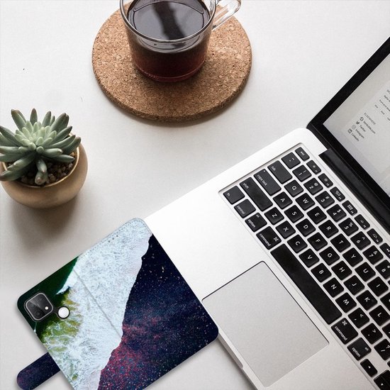 Étui à rabat OPPO A15 Sea in Space