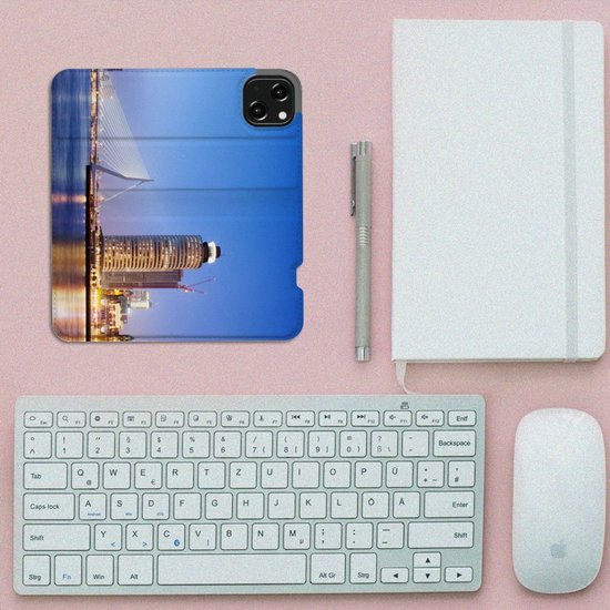 Coque iPhone 13 Coque Téléphone Texte Erasmus Bridge Rotterdam