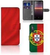 Flip Case pour Sony Xperia 10 II Coque Drapeau Portugais