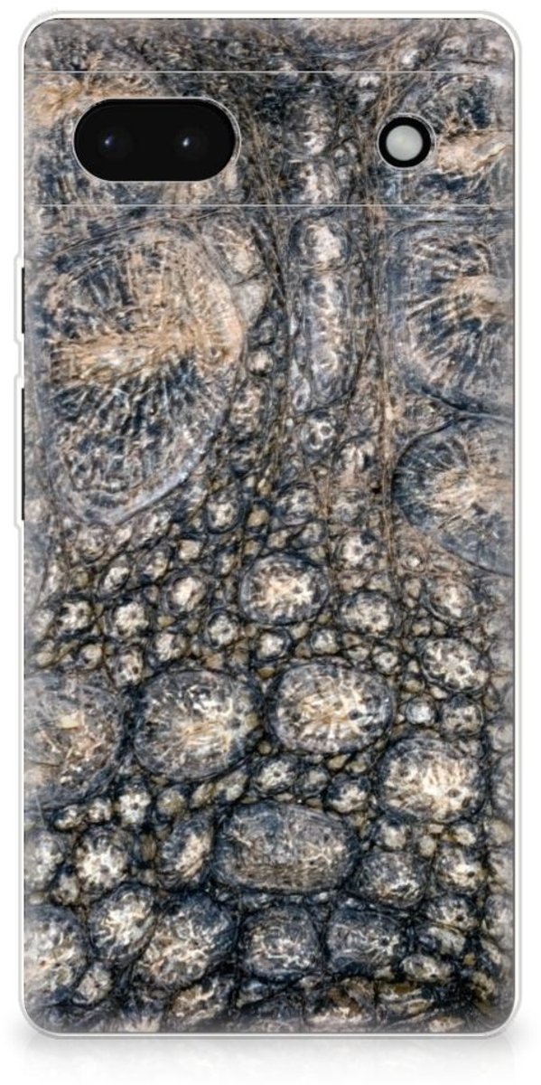 Google Pixel 6A TPU Hoesje Krokodillenprint