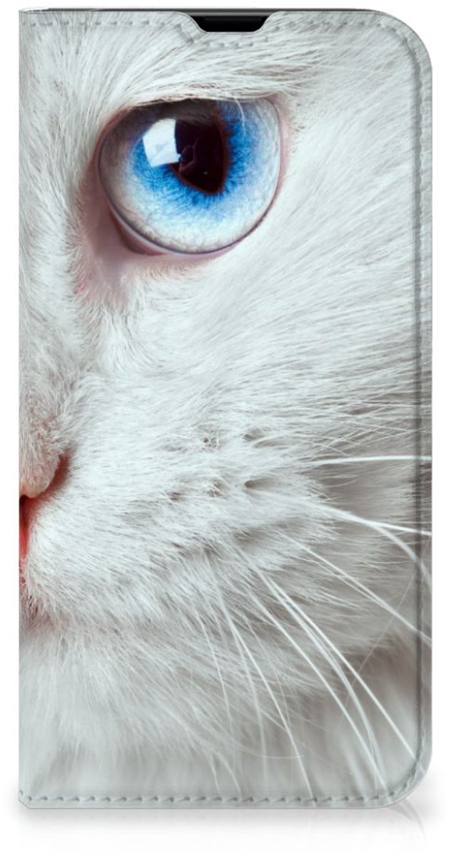 iPhone 13 Pro Hoesje maken Witte Kat