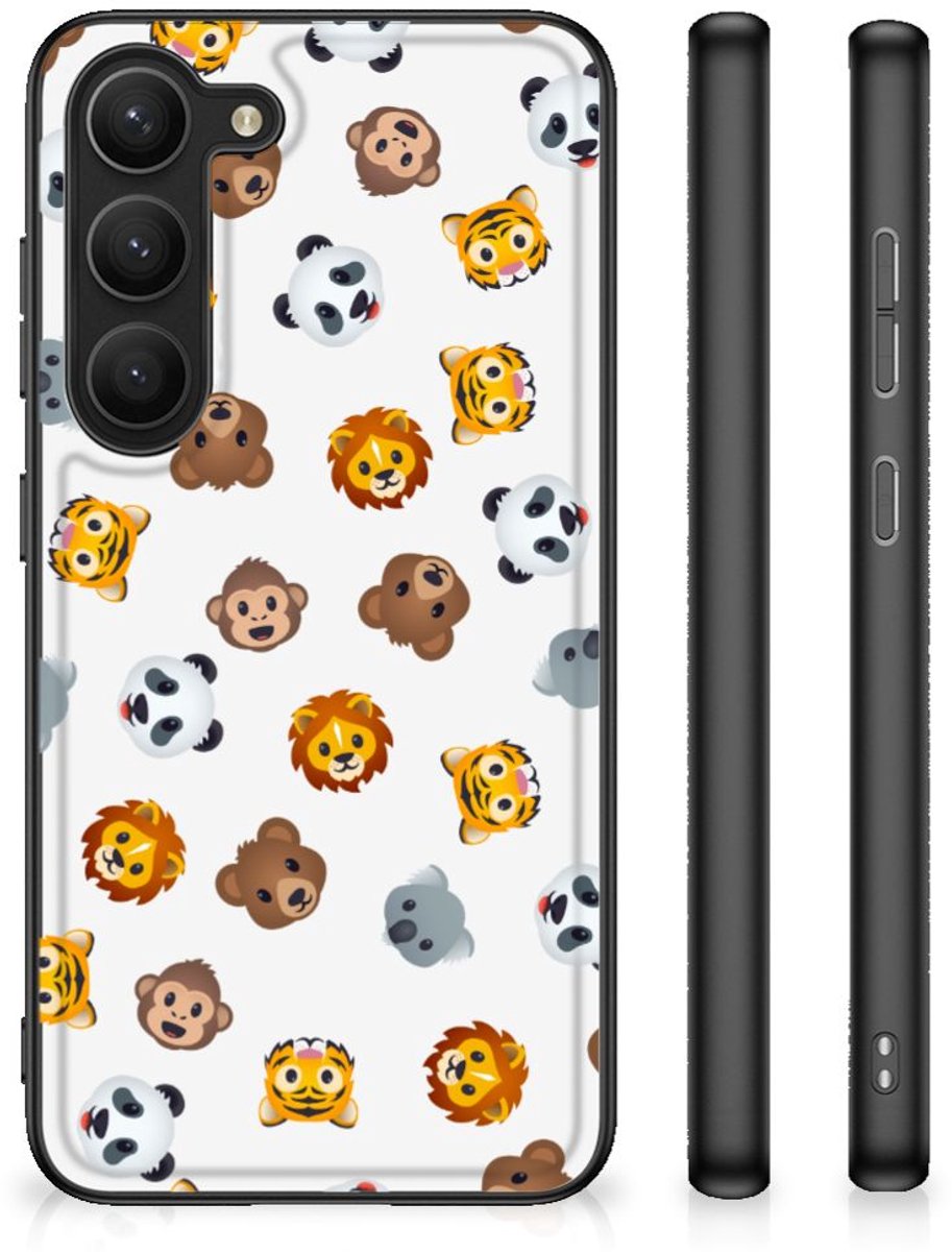 Back Case voor Samsung Galaxy S23 Dieren Emojis