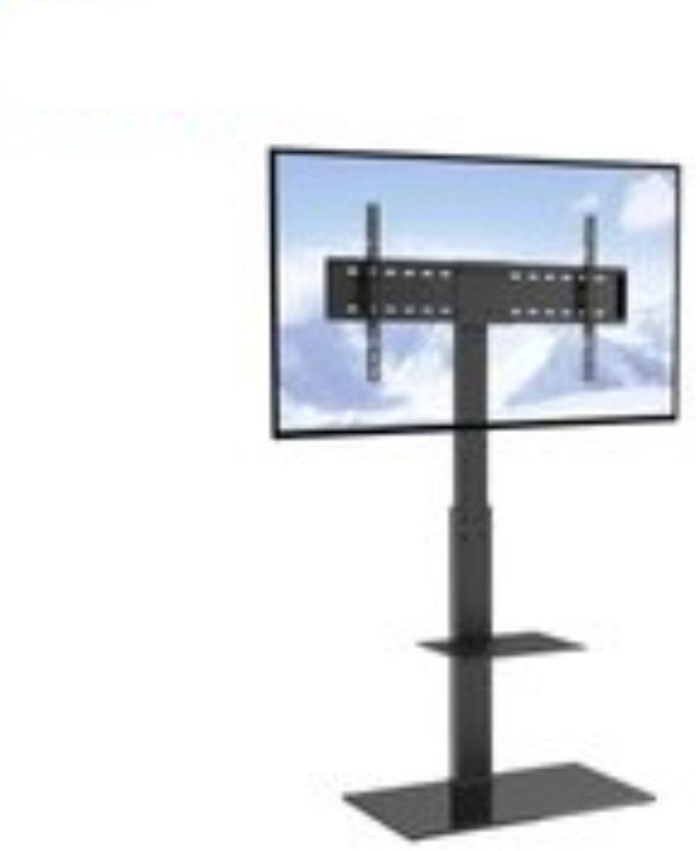 RM Store® - Hoge TV-Standaard - TV Statief - Draaibaar - Klaslokaal - Vergaderzaal - Zwart - 32-55 Inch - 41 x 50.5 x 43 cm.
