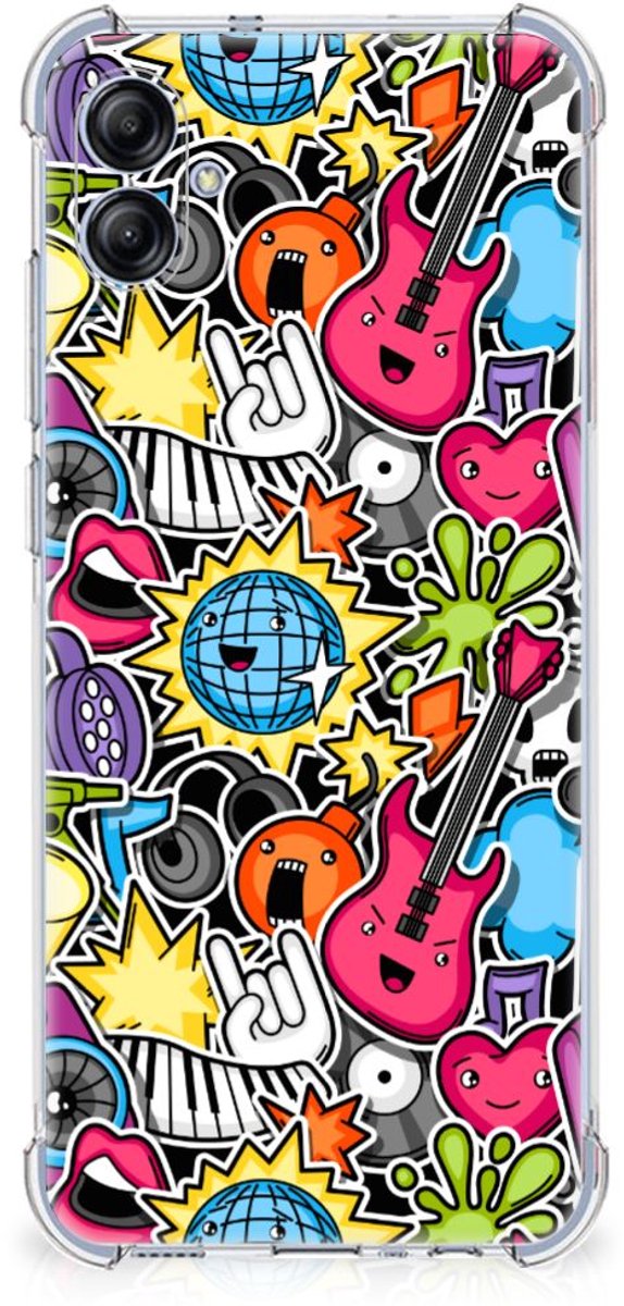 Samsung Galaxy A04e Anti Shock Bumper Case Punk Rock