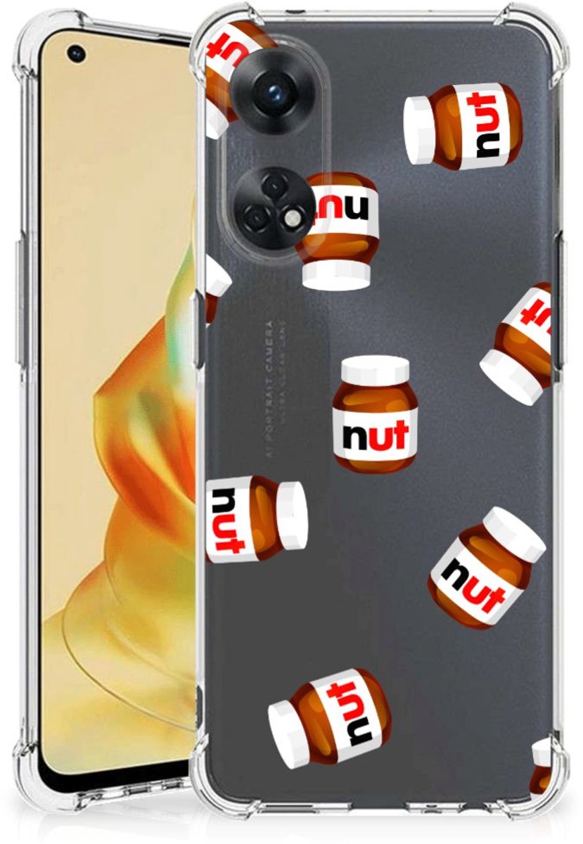 Back Cover voor OPPO Reno8 T 4G Beschermhoes Nut Jar