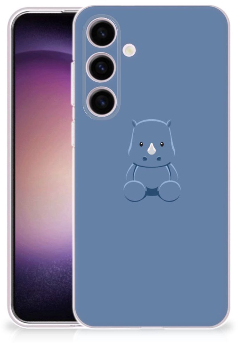 Samsung Galaxy S24 Telefoonhoesje met Naam Baby Rhino