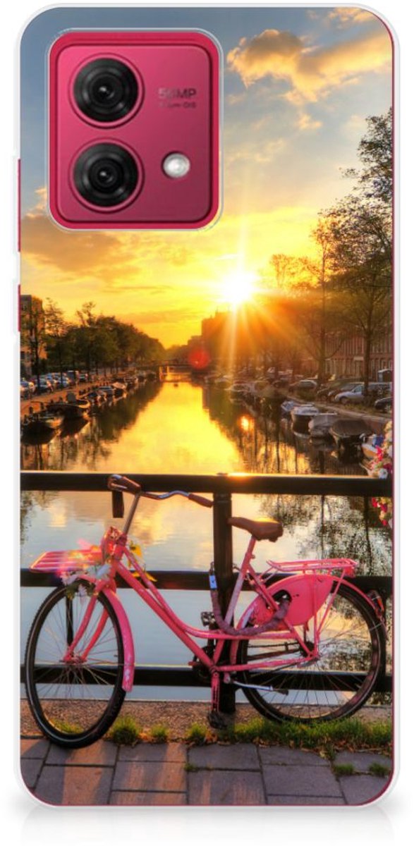 Motorola Moto G84 Siliconen Back Cover Amsterdamse Grachten