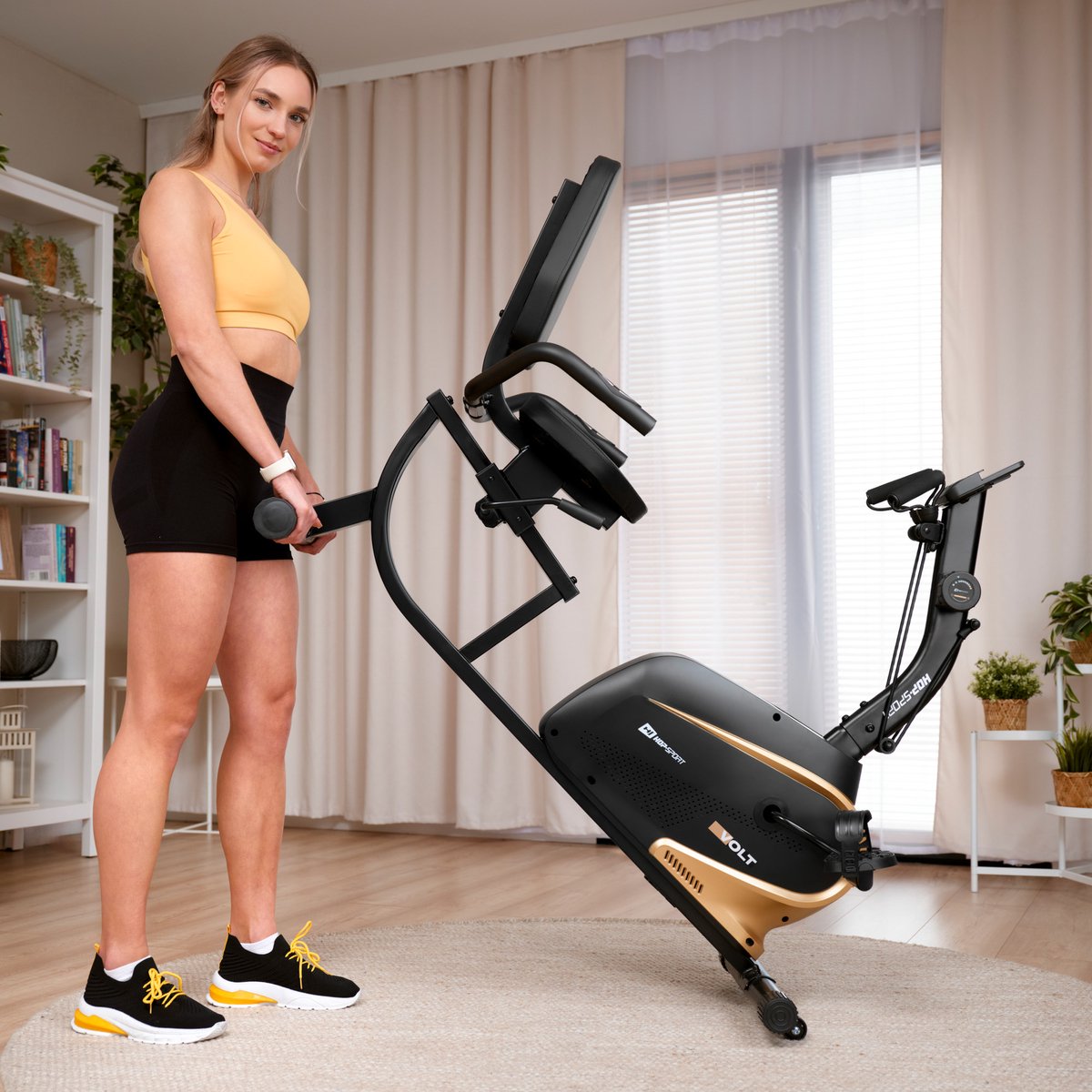 Hop-Sport HS-045 Ligfiets met Magnetisch Weerstandssysteem - afbeelding 3