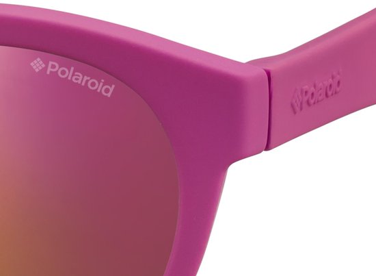 Polaroid® Onbreekbare Lichtgewicht Kinderzonnebril 4 - 10 jaar Power Pink Bril Extra UV-Bescherming van Merkloos — afbeelding 2