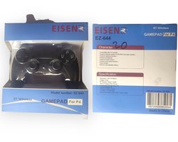 Draadloze Game Controller – Compatibel met PS4 & PS3 – Dual Vibration – Zwart