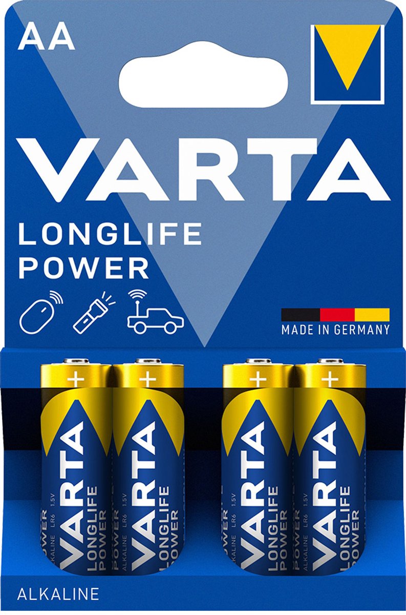 Varta AA Longlife Power batterijen - 40 stuks