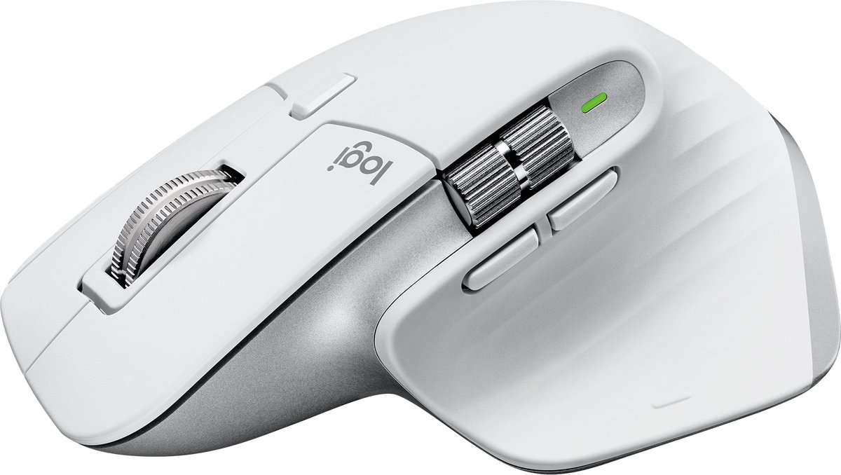Logitech MX Master 3S - Draadloze Muis - Bluetooth - Geschikt voor Mac - Pale Grey