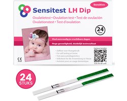 Sensitest Ovulatietest Dipstick Sensitive • pakket 24 stuks • Vind tot wel 4 vruchtbare dagen
