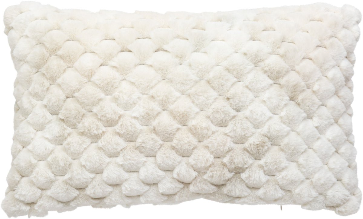 Atmosphera Jacquard Adriel Neppels Kussen - 38 x 58 cm, Beige