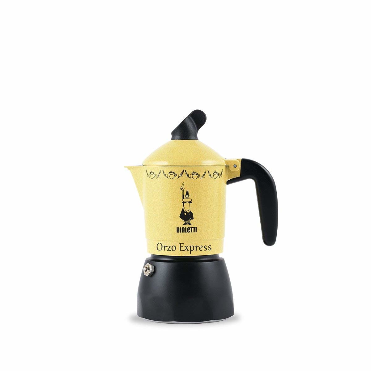 Bialetti Orzo Express 2 Zilver, Geel