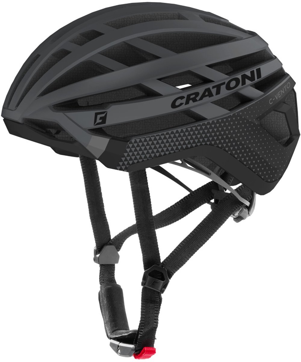 Cratoni Helm C-Vento Anthracite Glossy-Matt M-L