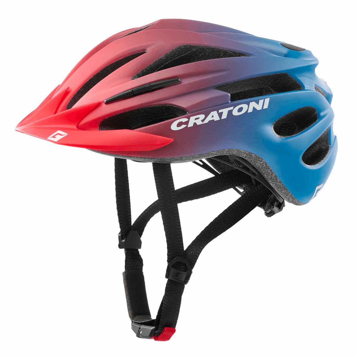 Kinderhelm Cratoni Pacer Jr. Rood/blauw mat - XS/S (50-55cm)