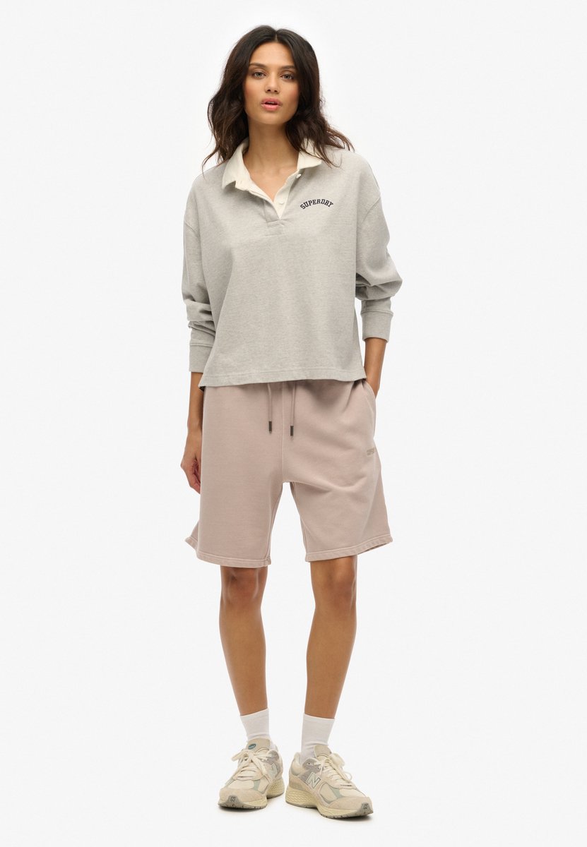 Superdry Short met micrologo Heren Korte broeken Beige