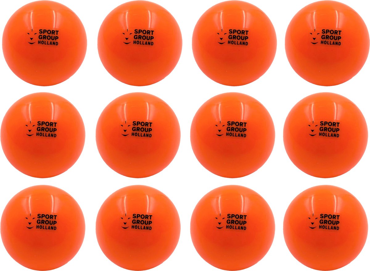 Hockeybal Indoor Oranje (Set van 12 Stuks)