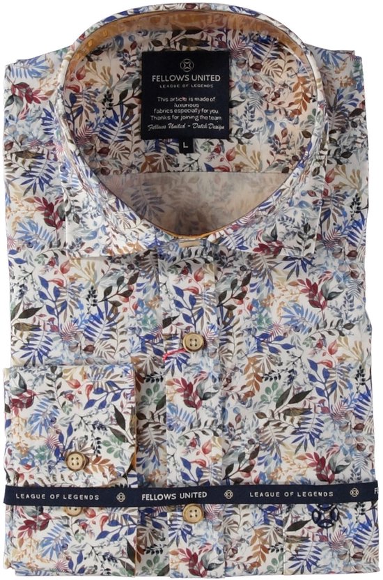 SPIJKEROVERHEMD 'Western' blauw (Duke London