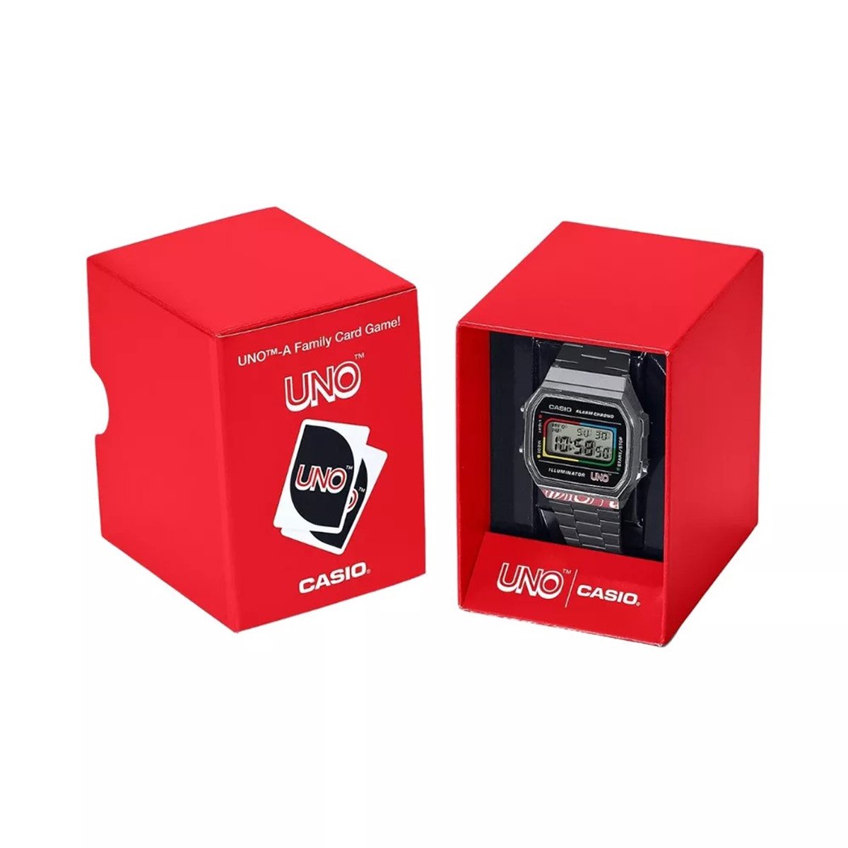 Casio UNO A168WEUC-1AER retro horloge - Special Casio UNO A168WEUC-1AER retro horloge - Special