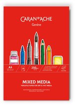 Bloc de papier technique mixte Caran d'Ache A4 20 feuilles