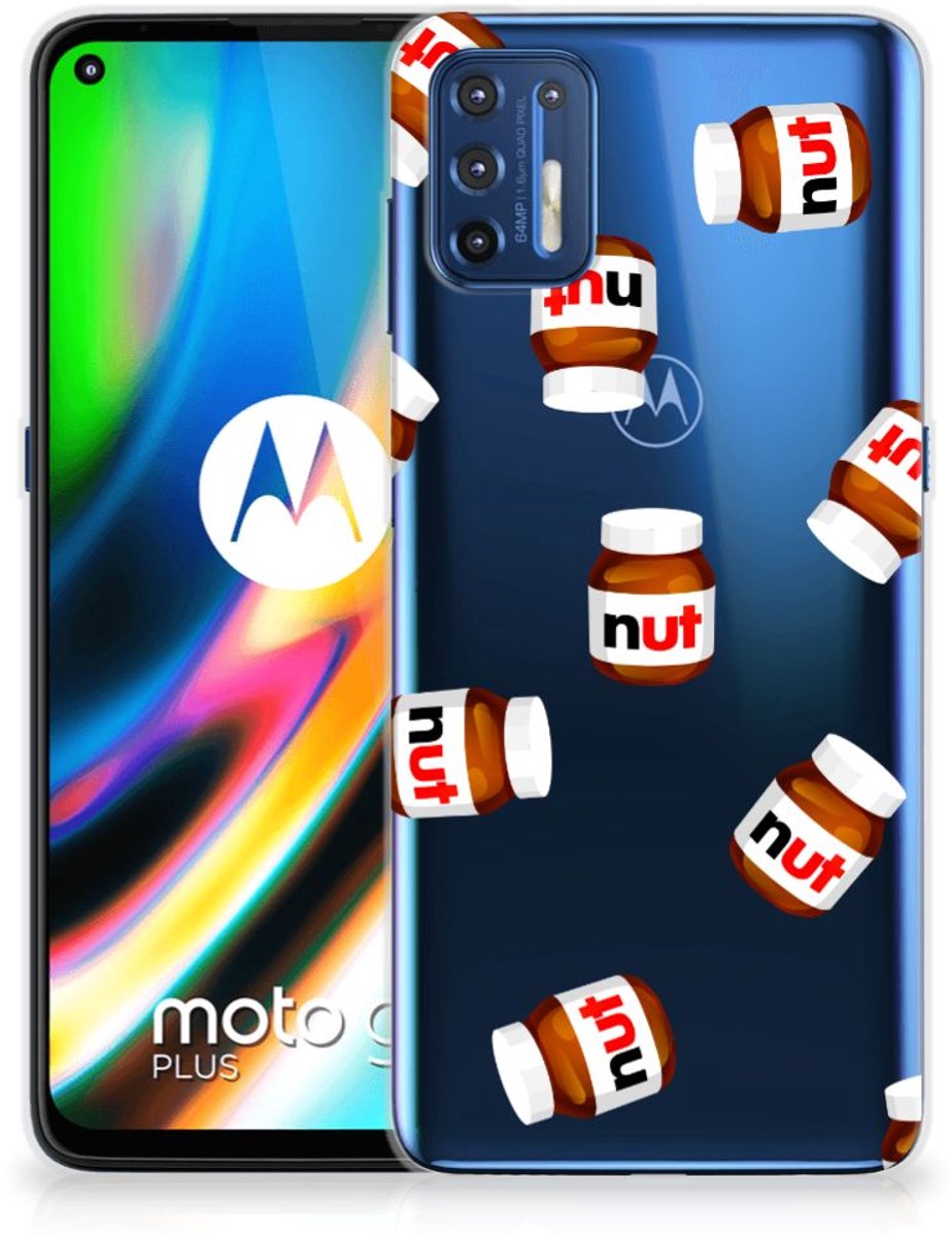 Motorola Moto G9 Plus Siliconen Case Nut Jar