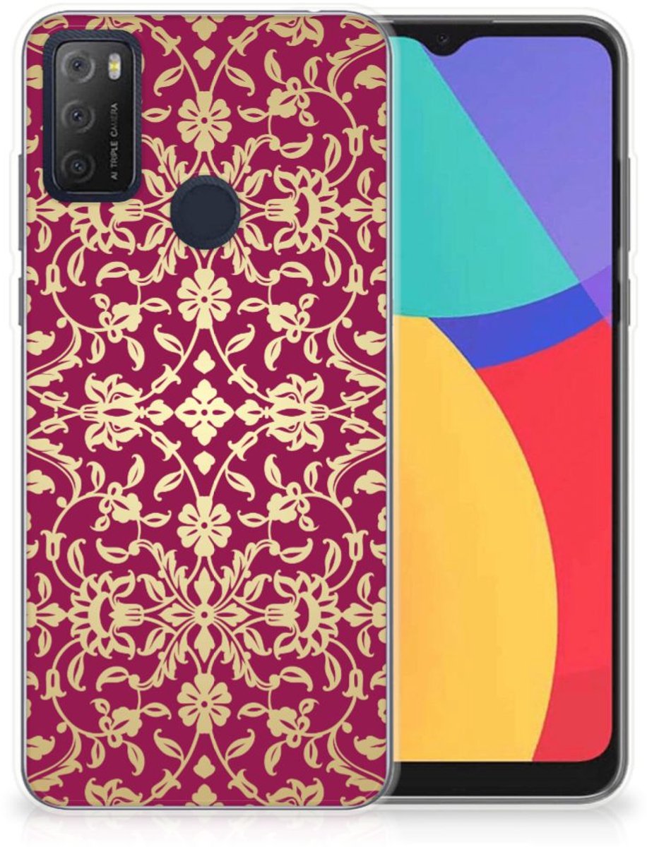 Siliconen Hoesje Alcatel 1S (2021) Barok Pink