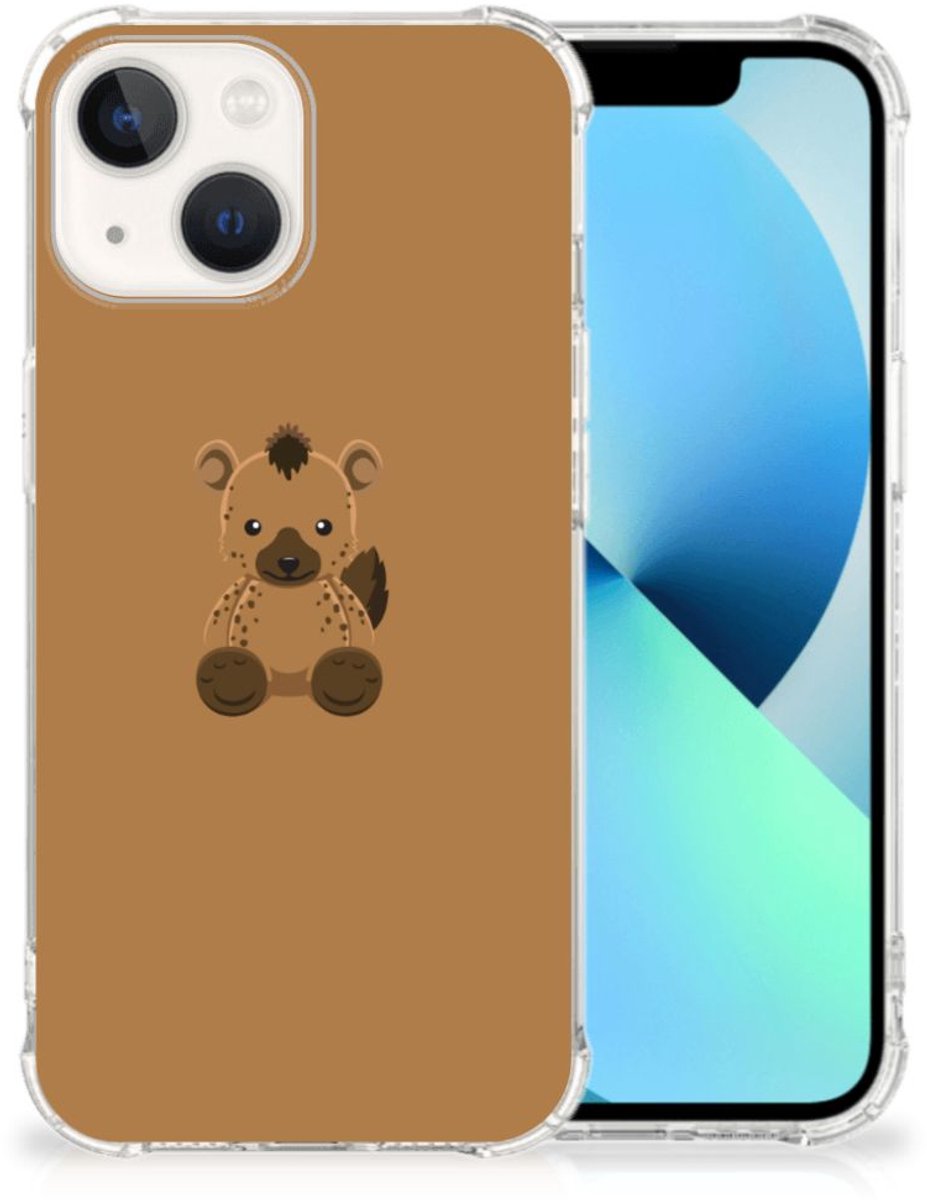 iPhone 13 Stevig Bumper Hoesje Baby Hyena