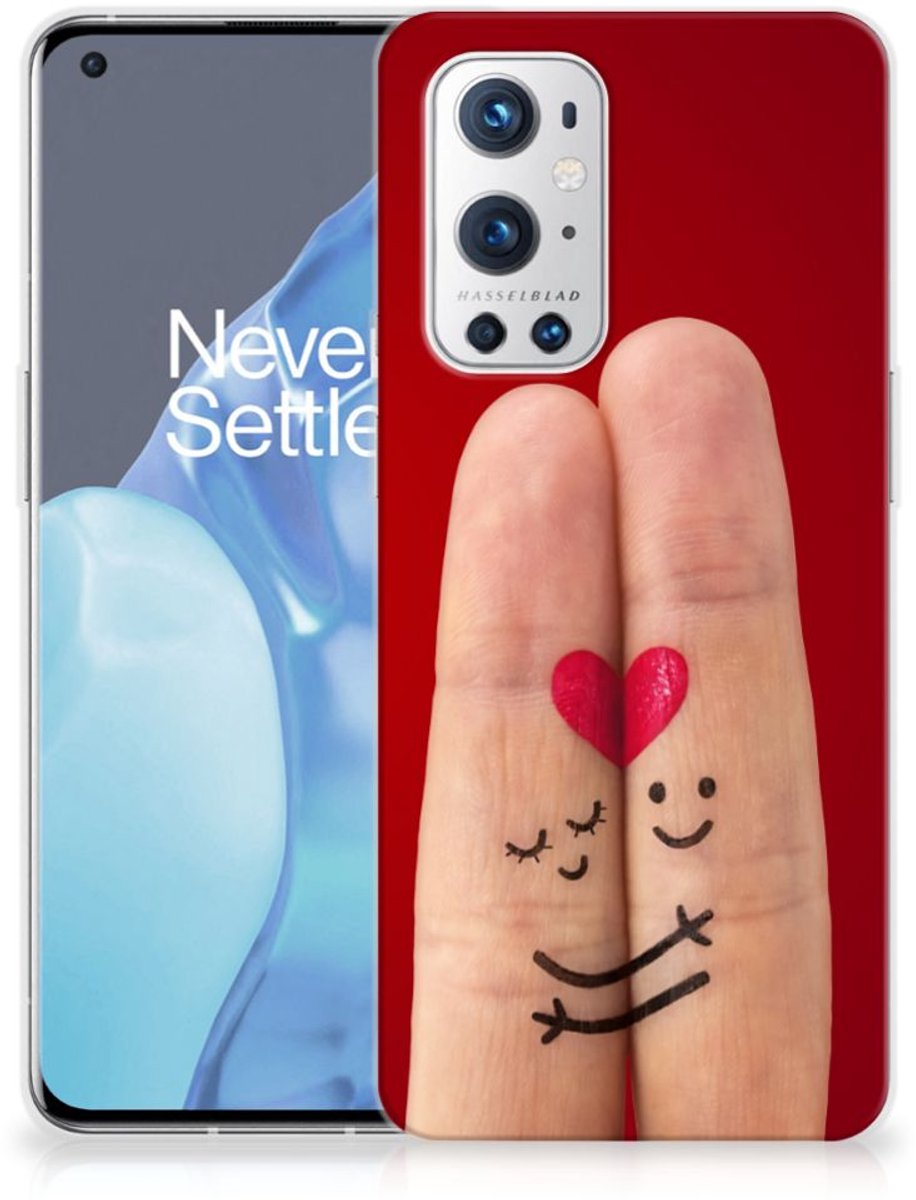 OnePlus 9 Pro Silicone Back Cover Liefde - Origineel Romantisch Cadeau