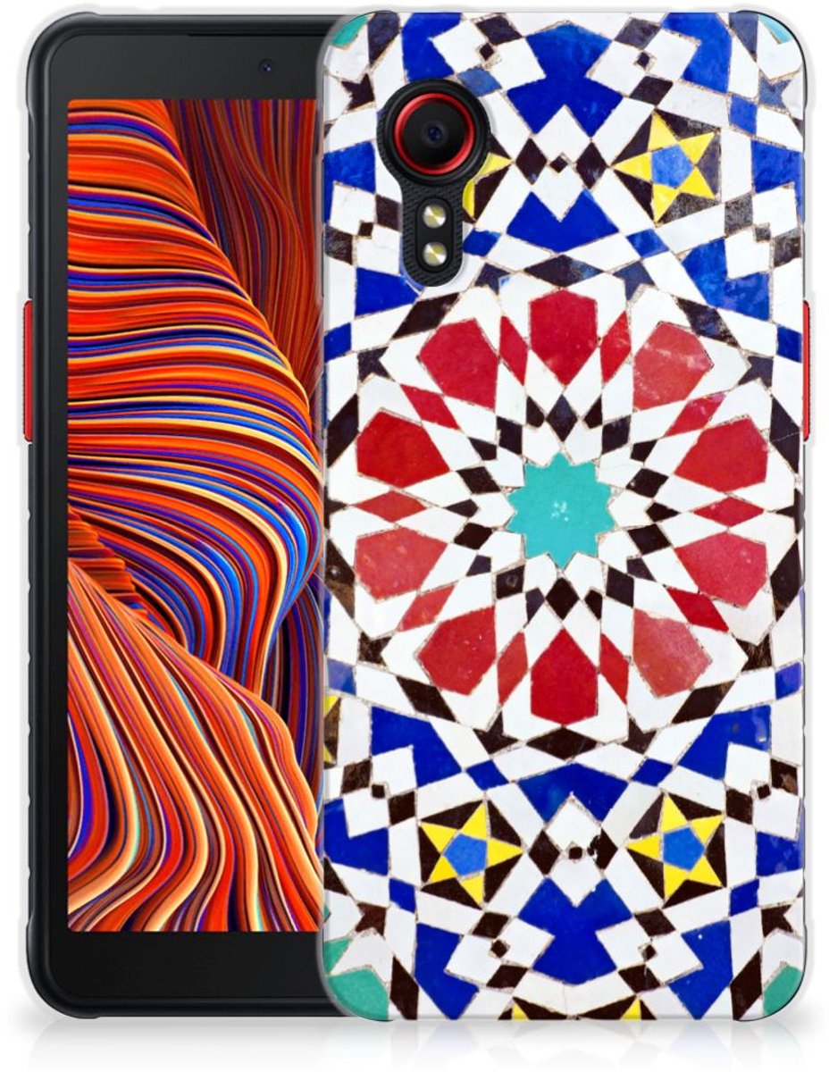 Samsung Galaxy Xcover 5 TPU Siliconen Hoesje Mozaïek